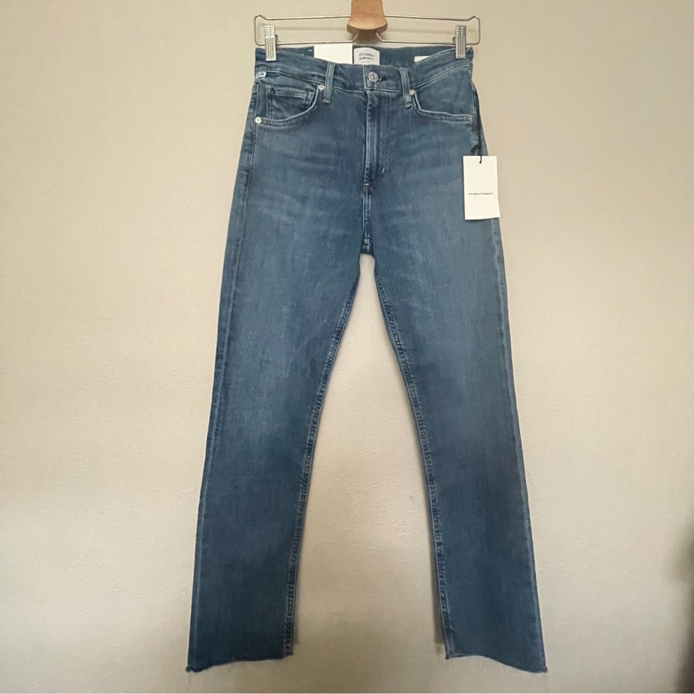 Citizens of Humanity Isola Mid-Rise Crop Bootcut Jeans 26 - Picture 2 of 15